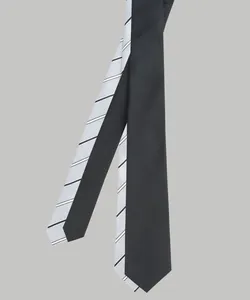 Kit de 2 Gravatas em Jacquard Multicor Único