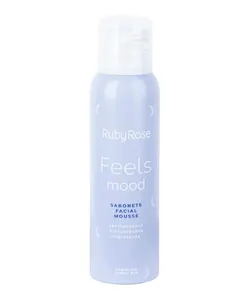 sabonete facial mousse feels mood ruby rose UNICO