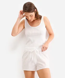 short doll feminino texturizado off white M