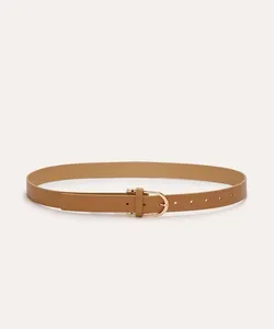 cinto feminino com fivela bege 105CM