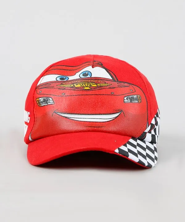 Boné Infantil Aba Curva Relâmpago McQueen Carros Vermelho M