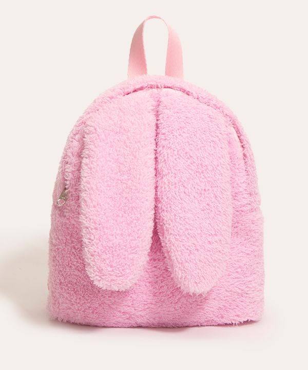 mochila infantil coelhinho rosa Único