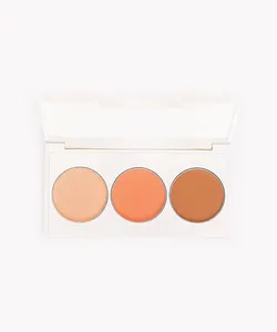 paleta multifuncional bronzer iluminador e blush beleza cea Único