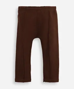 calça baby legging montaria marrom 6-9