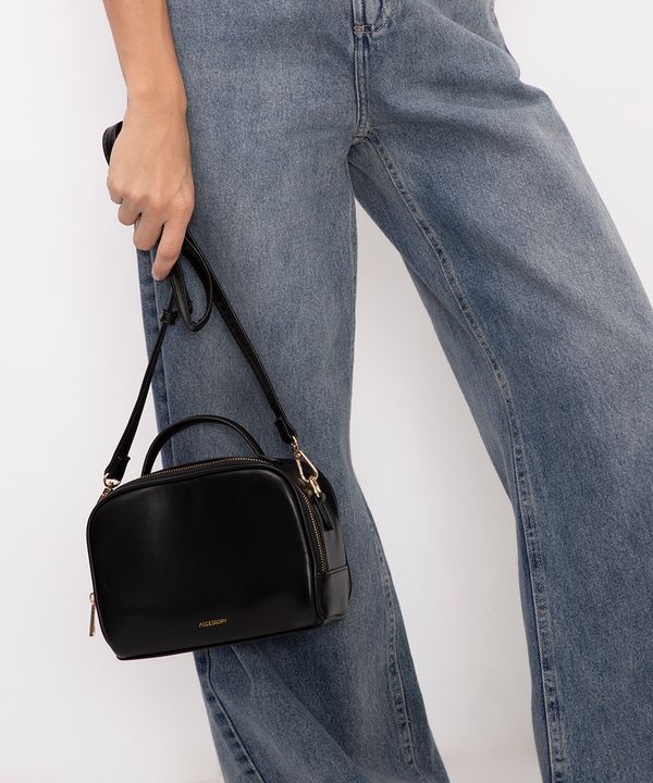 bolsa crossbody preto UNICO
