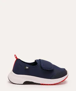 tênis infantil com velcro molekinho azul 21