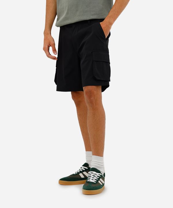 short boardshort masculino de poliamida preto 40