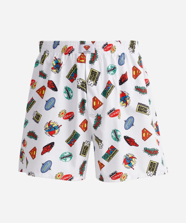 cueca samba canção super homem branco GG