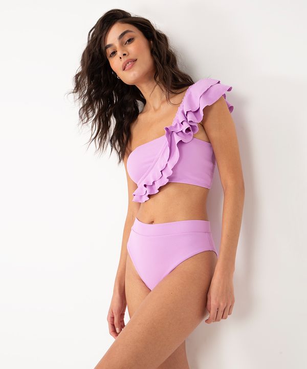 biquíni calcinha tanga hot pant texturizada proteção uv clube bossa rosa GG