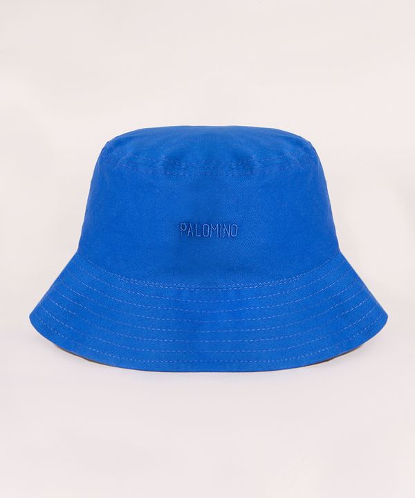 Chapéu Infantil Bucket Hat de Sarja Azul M