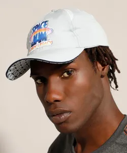 Boné Aba Curva Space Jam Cinza Único