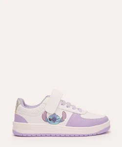 tênis infantil stitch com velcro lilás 32