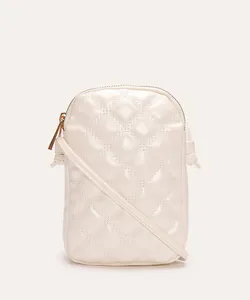 bolsa phonebag matelassê off white UNICO