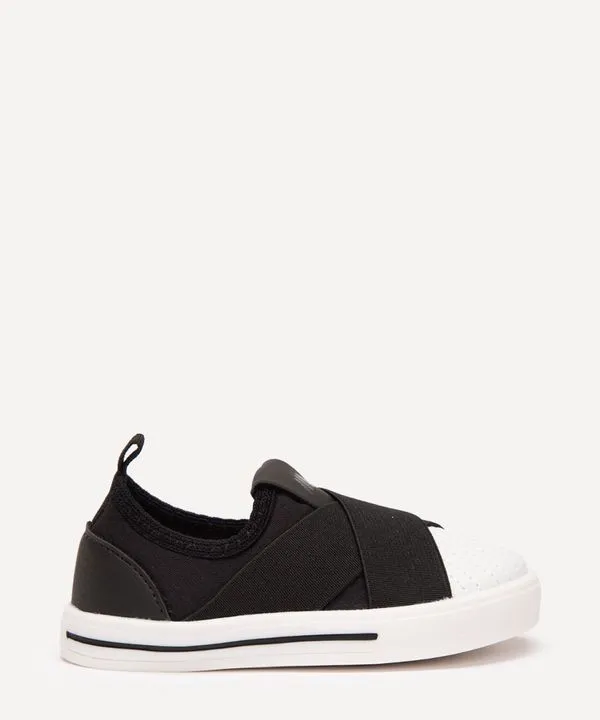 tênis infantil com elástico preto 20