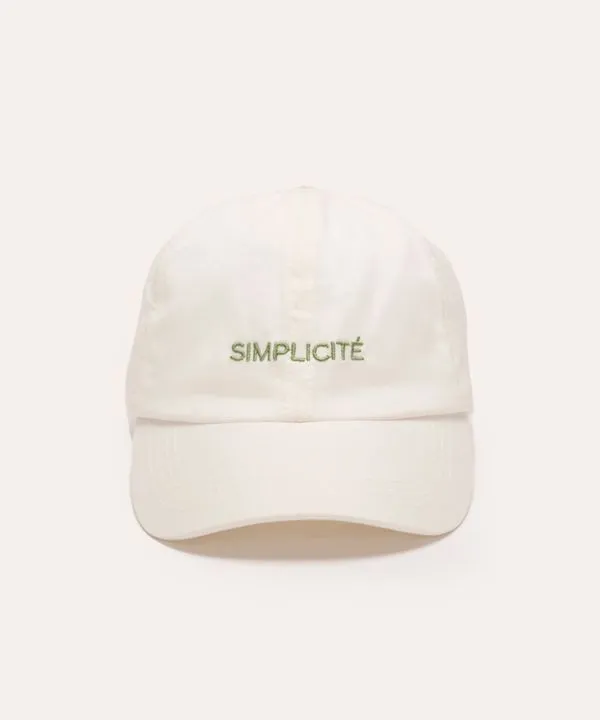 boné de sarja aba curva simplicité off white UNICO