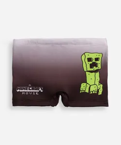 sunga boxer infantil minecraft colorida 12