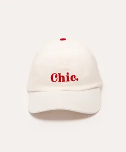 boné de sarja aba curva chic branco UNICO