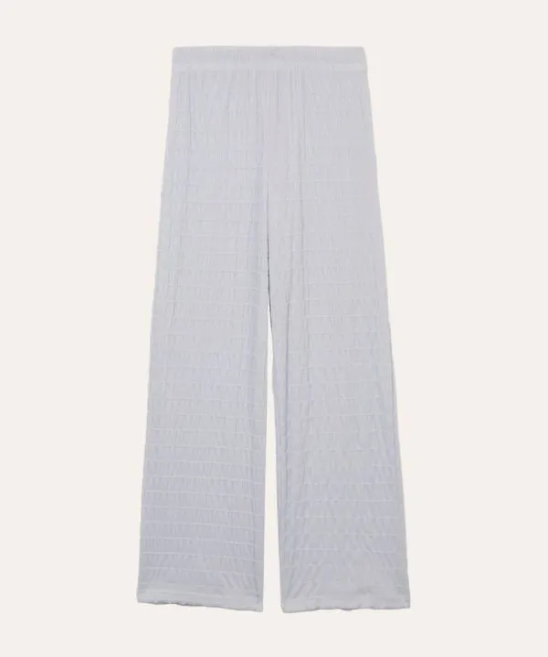 calça infantil de malha texturizada azul 10