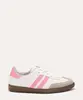 tênis casual infantil com recortes branco 22