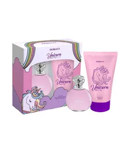 Kit Deo Colônia Unicorn Pink 100ml + Shower Gel 150ml único Único