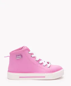 tênis infantil cano curto molekinha rosa 34