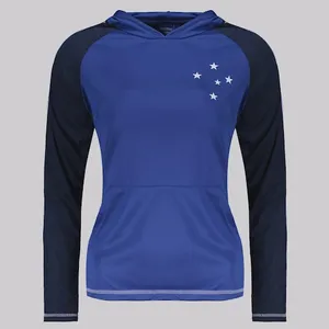 Camisa do Cruzeiro Manga Longa Laçado Feminina