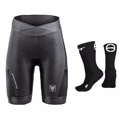 Bermuda de Ciclismo Free Force Endurance Gel Feminina