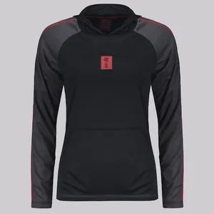 Blusa Flamengo Laçado Manga Longa Feminina