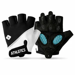 Luva Fitiness Gold Sports Athlgtics Gel Meio Dedos