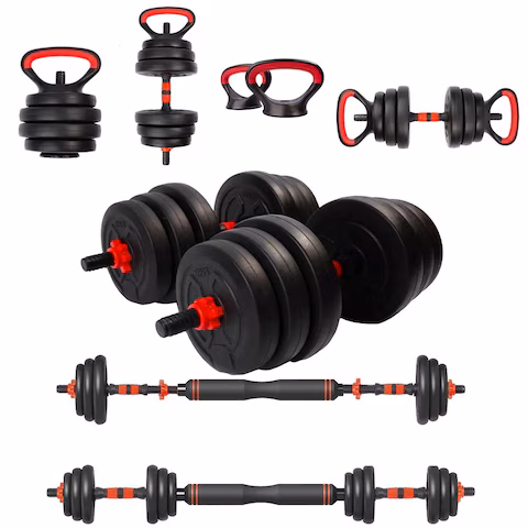 Kit Musculação Yangfit 25kg