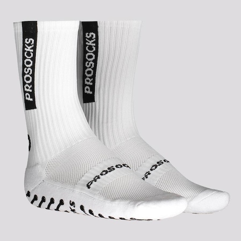 Meia de Futebol Cano Alto Pro Socks Ultragrip - 38 a 44 - Unissex