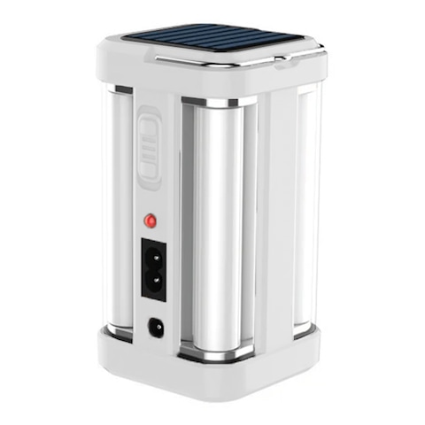 Lanterna Gold Sports Eco Led Portátil Grande Camping Solar Portátil de 4 Led Recarregável