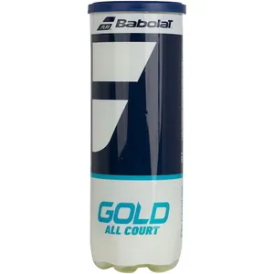 Bola de Tênis Babolat Gold All Court X3 Amarelo - 3 Unidades