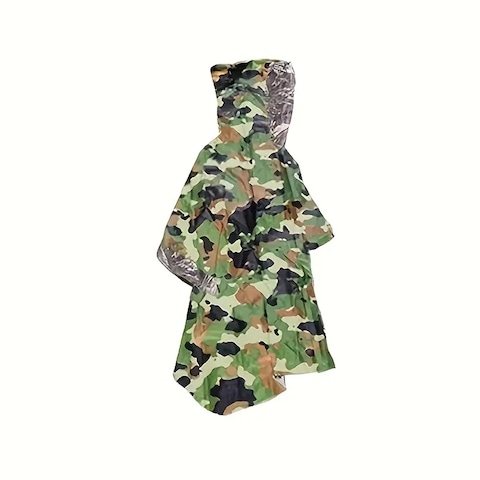 Casaco Esportivo Gold Sports Térmico de Emergência Anti Chuva Camuflada