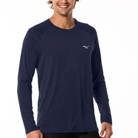 Camiseta Mizuno Manga Longa Mizuno Pro UV Masculina