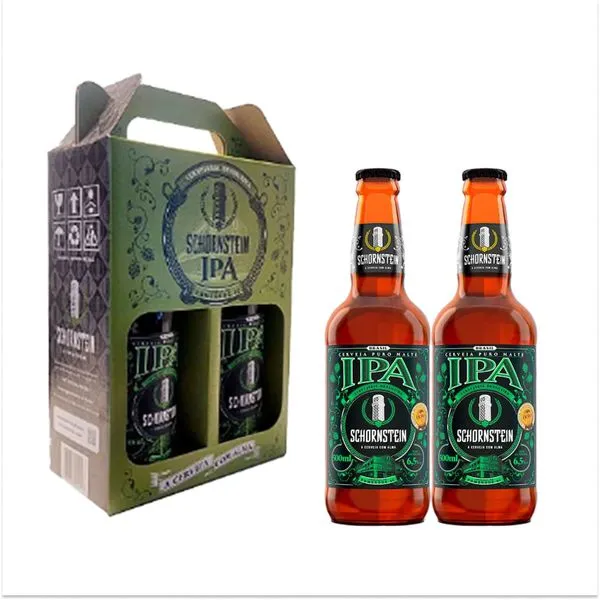 Kit presenteável Schornstein IPA 2 garrafas 500ml
