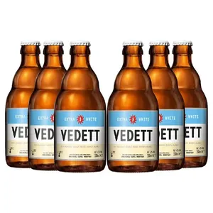 Pack 6 cervejas belga Vedett Extra White 330ml