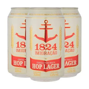Pack 3 Imigração Hop Lager 350ml lata