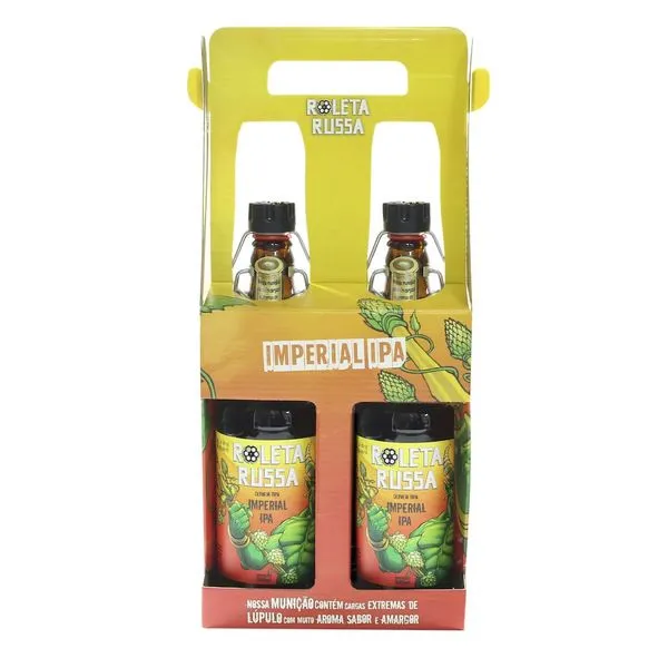 Kit presenteável 2 Roleta Russa Imperial IPA 500ml