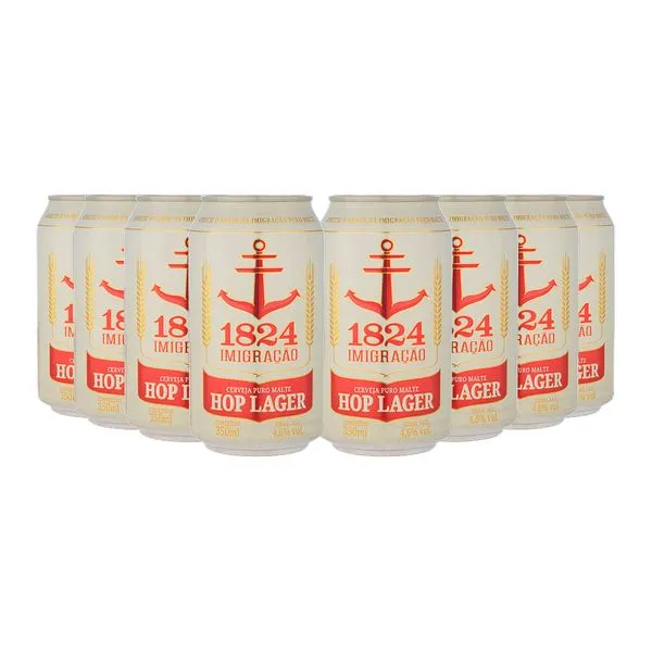 Pack 8 Imigração Hop Lager 350ml lata