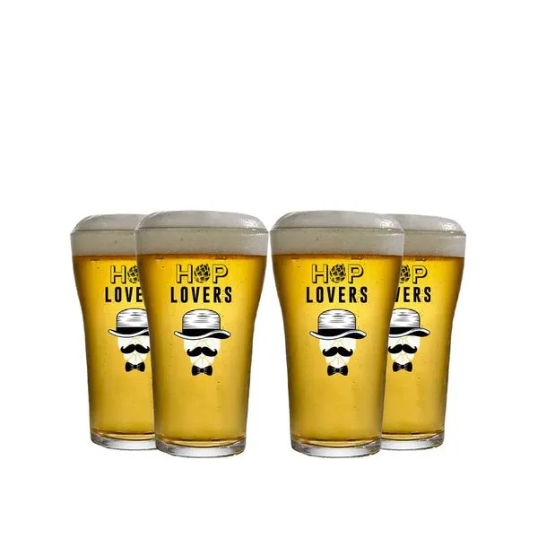 Pack 4 Copos Boteco Hop Lover 200ml