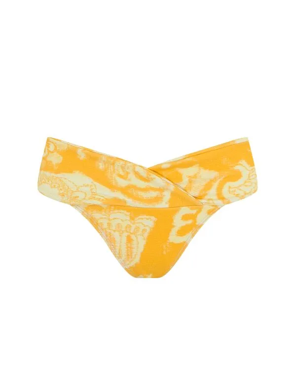 Tanga Faixa Estampada La Vie AMARELO PP