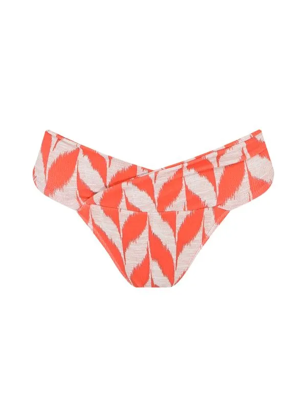 Tanga Faixa Estampada West VERMELHO M