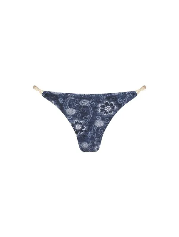Tanga Lateral Estreita Estampada Java MARINHO PP
