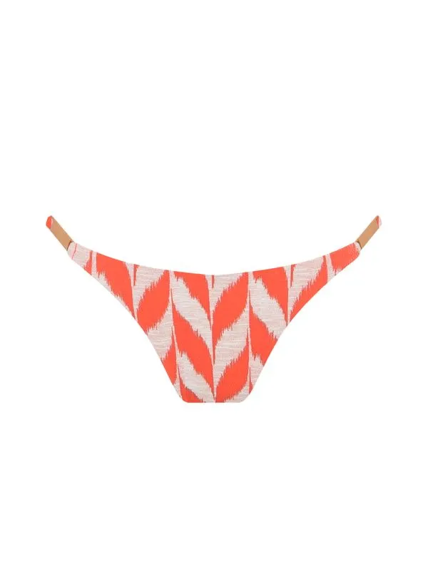 Tanga Lateral Estreita Estampada West VERMELHO G