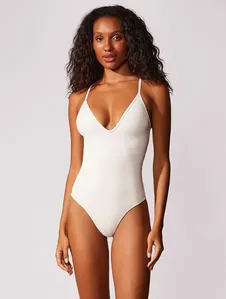 Maiô Básico Liso Cannes OFF WHITE M