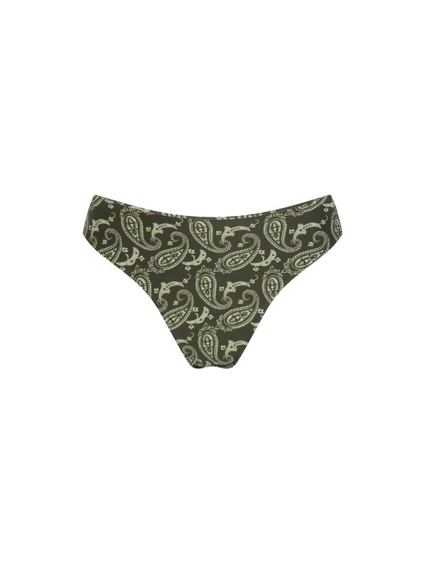 Tanga Lateral Média Estampada Mawi VERDE P