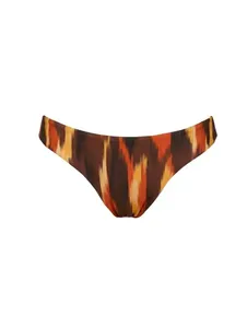 Tanga Lateral Média Estampada Solar MARROM G