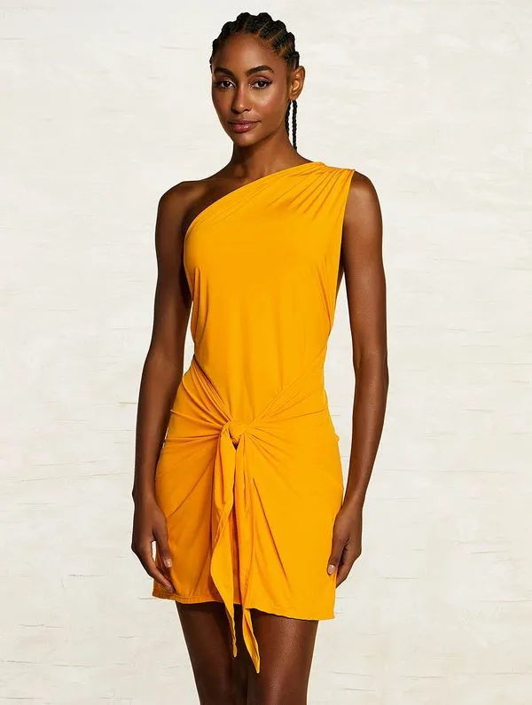 Vestido Curto Lisos Navajo DARK YELLOW M