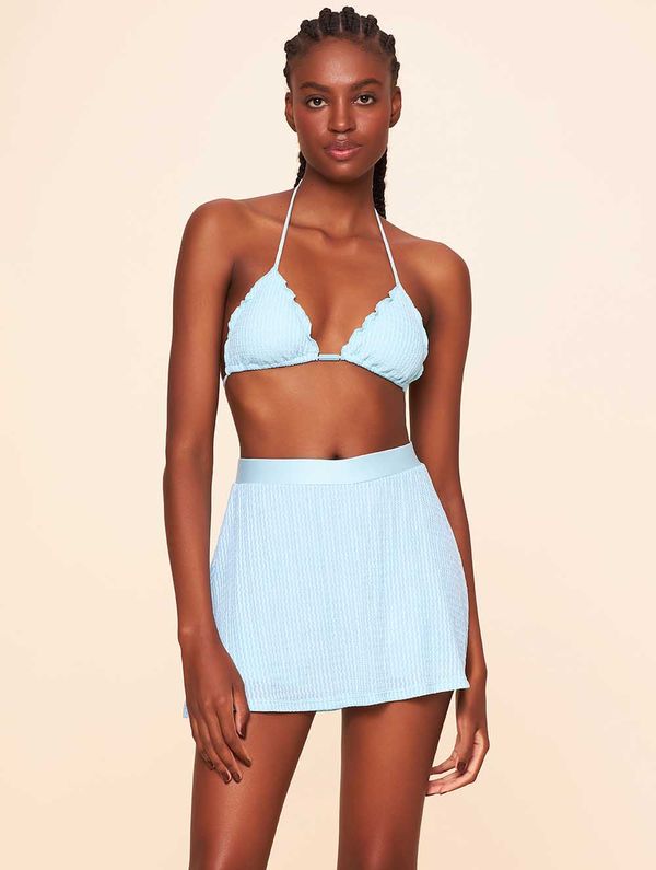 Shorts Saia Lisos Embu AZUL PASTEL G